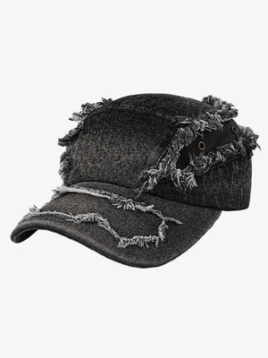 Ripped Denim Baseball Cap