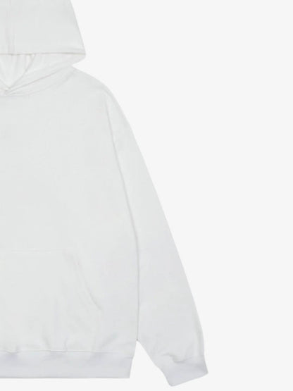 White Hoodie with 'Here's Johnny!' Graphic Design 