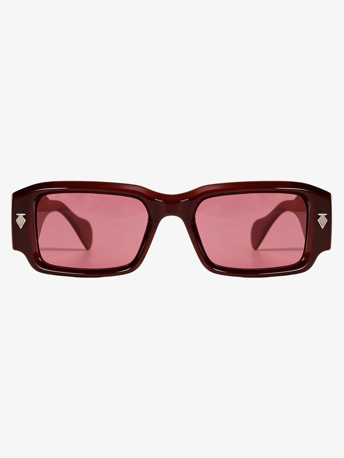 Gold Arrow Studded Square UV-Protection Sunglasses