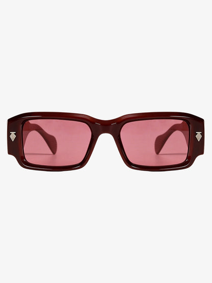 Gold Arrow Studded Square UV-Protection Sunglasses