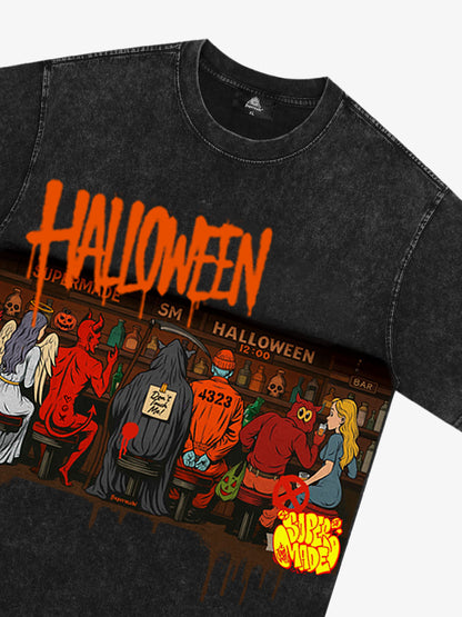 Thesupermade Halloween Pub Party T-shirt 