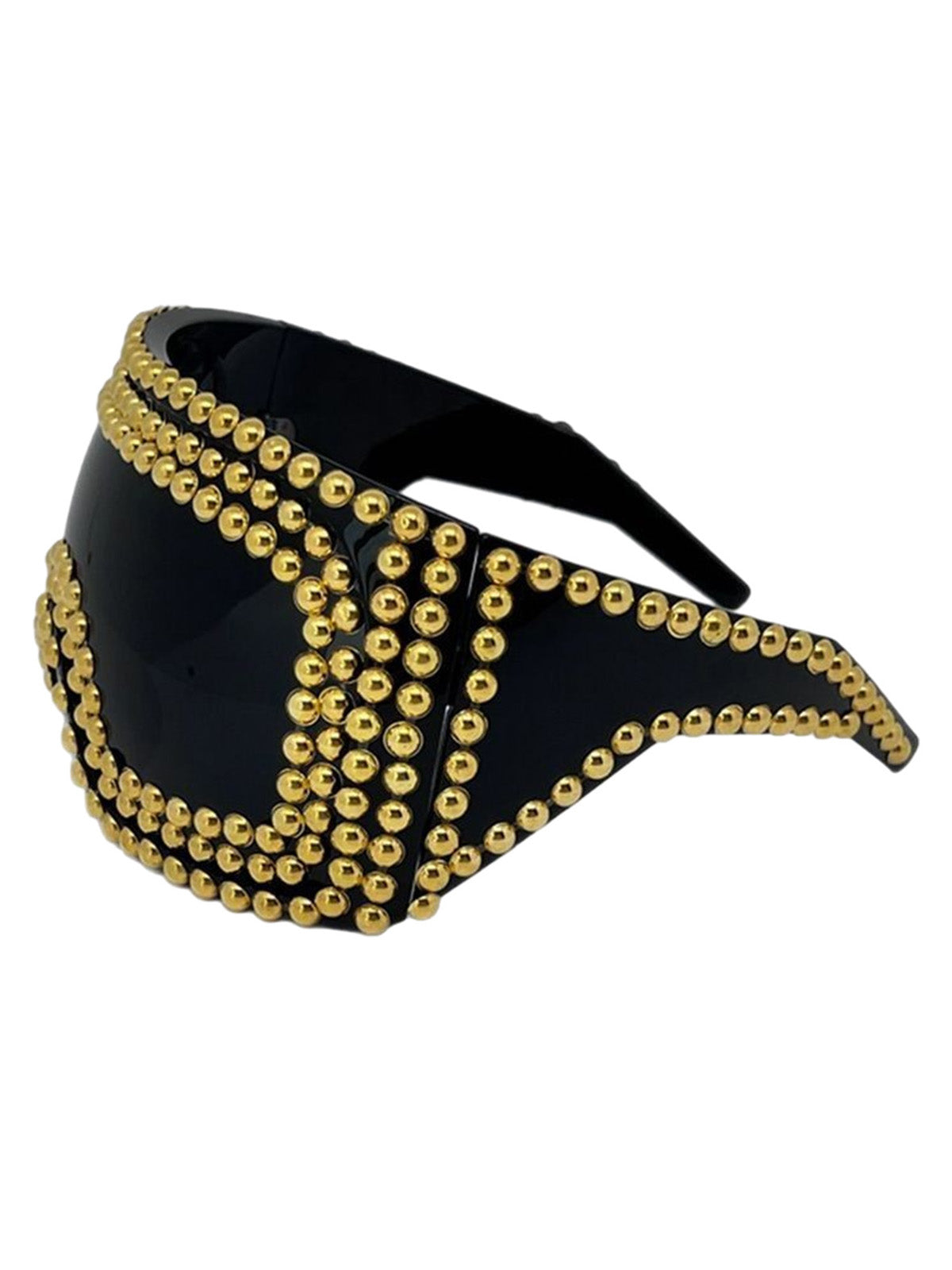 Punk Party Oversized Square Studded Sunglasses 