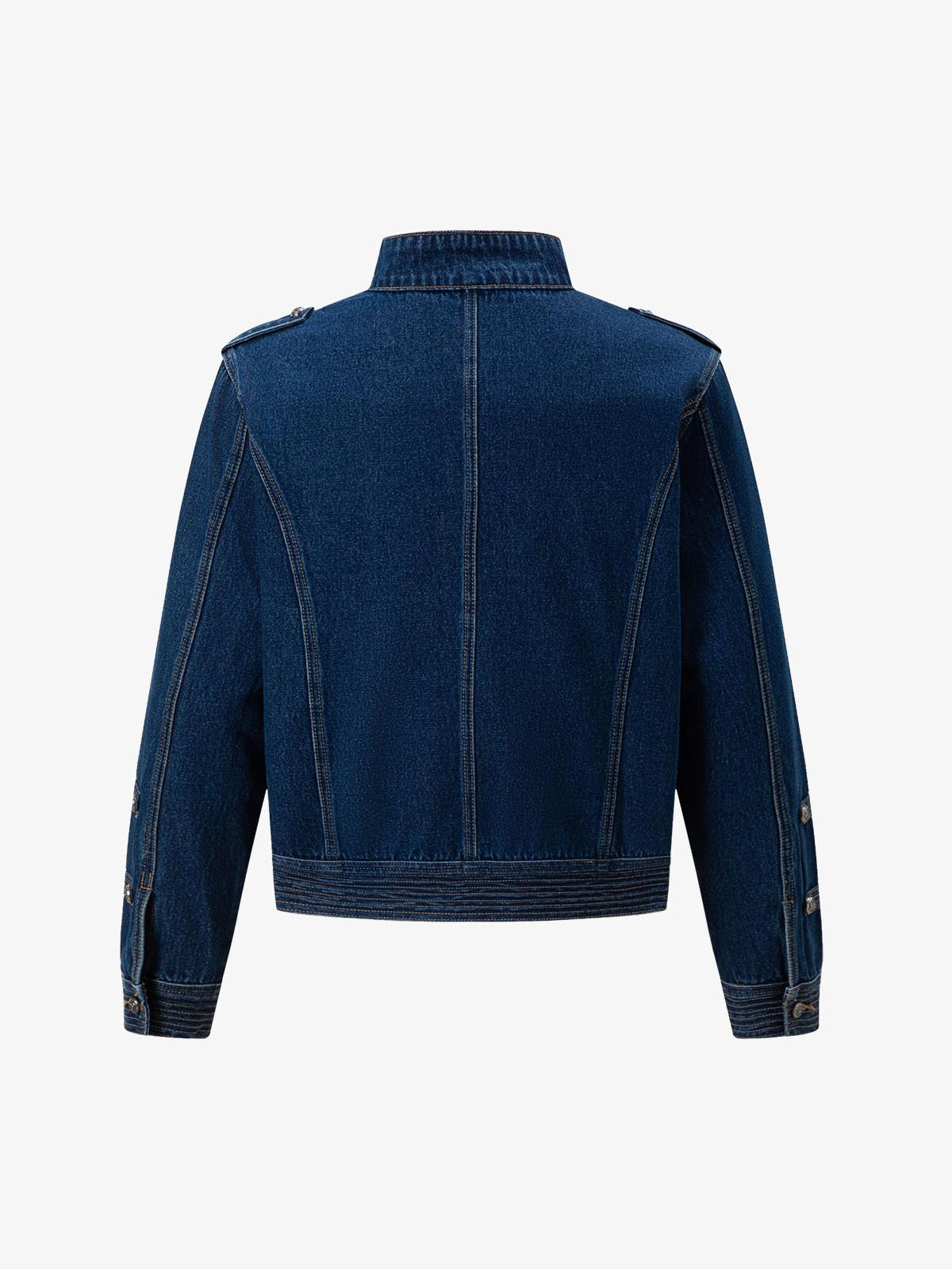 Structured Napoleonic Denim Jacket