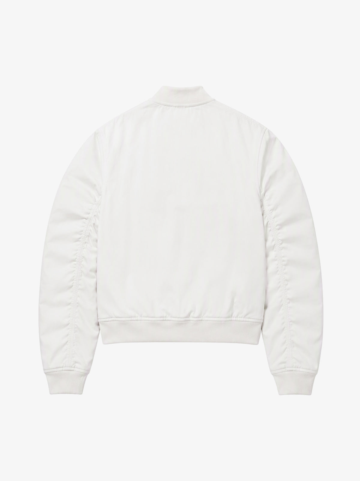 Graphic Cropped Bomber Jacket