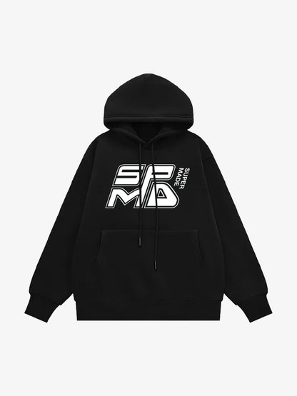Stylish Oversized Hoodie with Bold Graphic Design for All-Season Wear 
