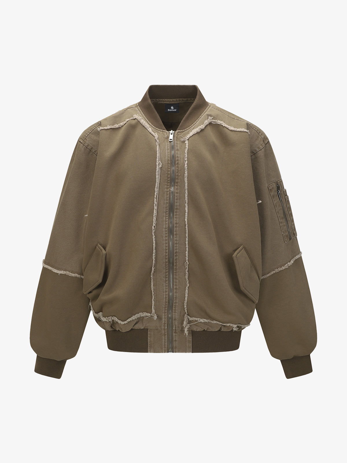 Raw Edge Deconstructed MA-1 Bomber Jacket 