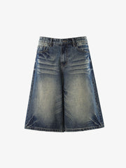 Vintage Whiskered Denim Jorts 