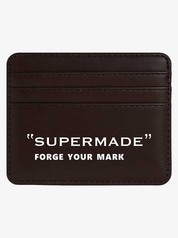 Scorpion Pattern Leather Card Holder 