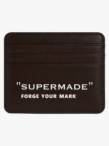 Scorpion Pattern Leather Card Holder 