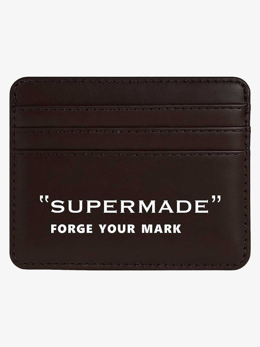 Scorpion Pattern Leather Card Holder 