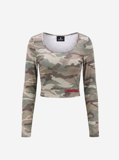 Open-Back Fitted Tee