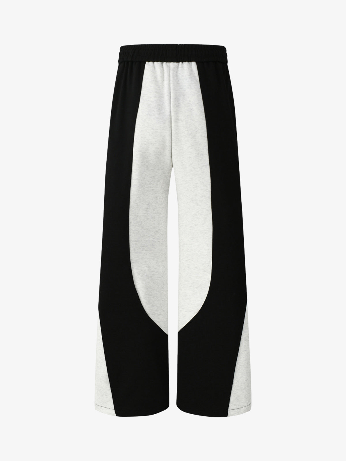 Retro Functional Contrast Panel Wide Leg Drape Pants 