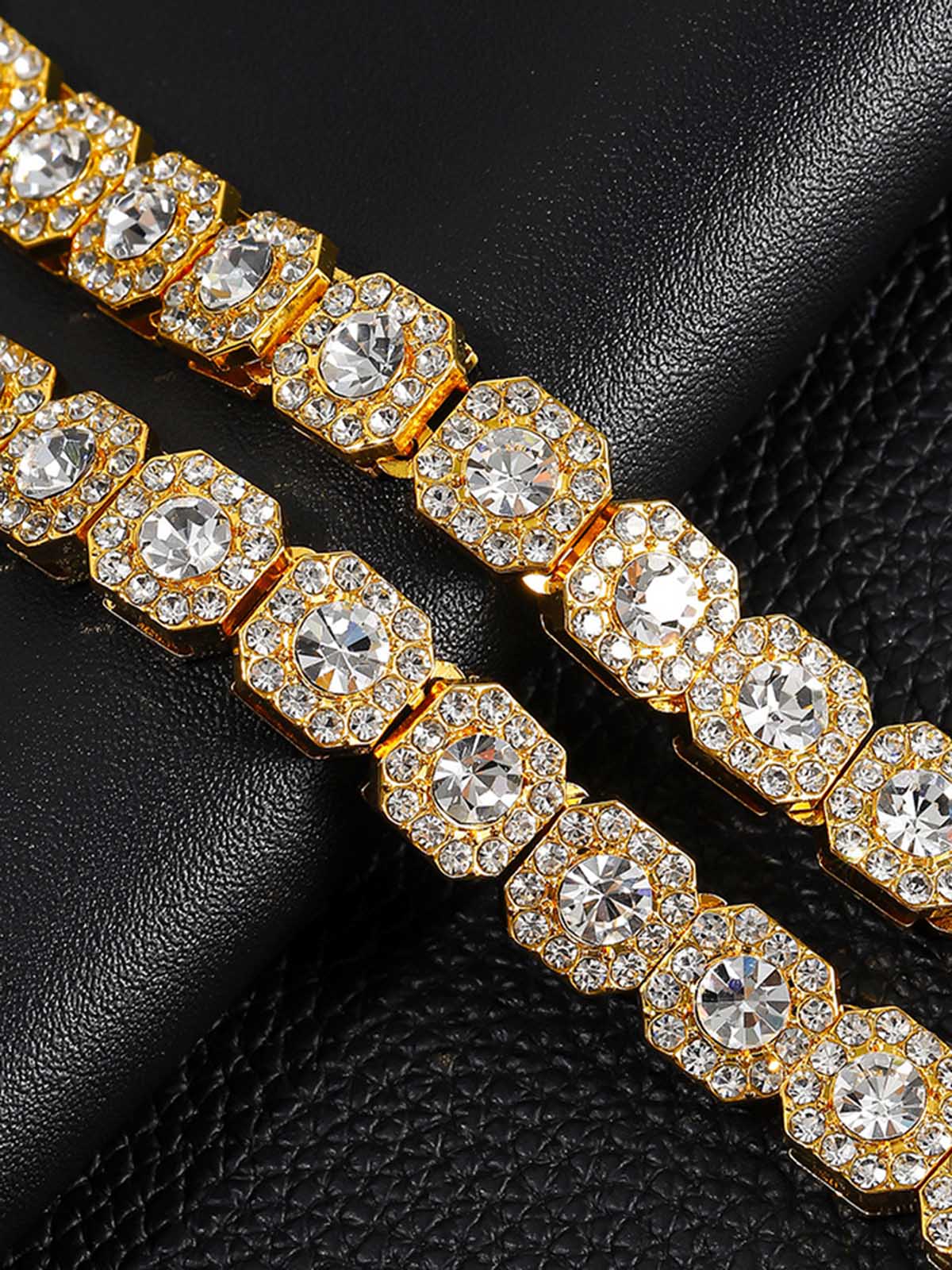 Thesupermade Round Diamond Cuban Necklace 