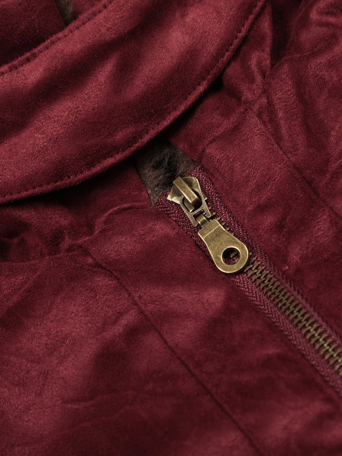 Stylish Burgundy Bomber Jacket for Men - Perfect for Casual and Outdoor Wear 