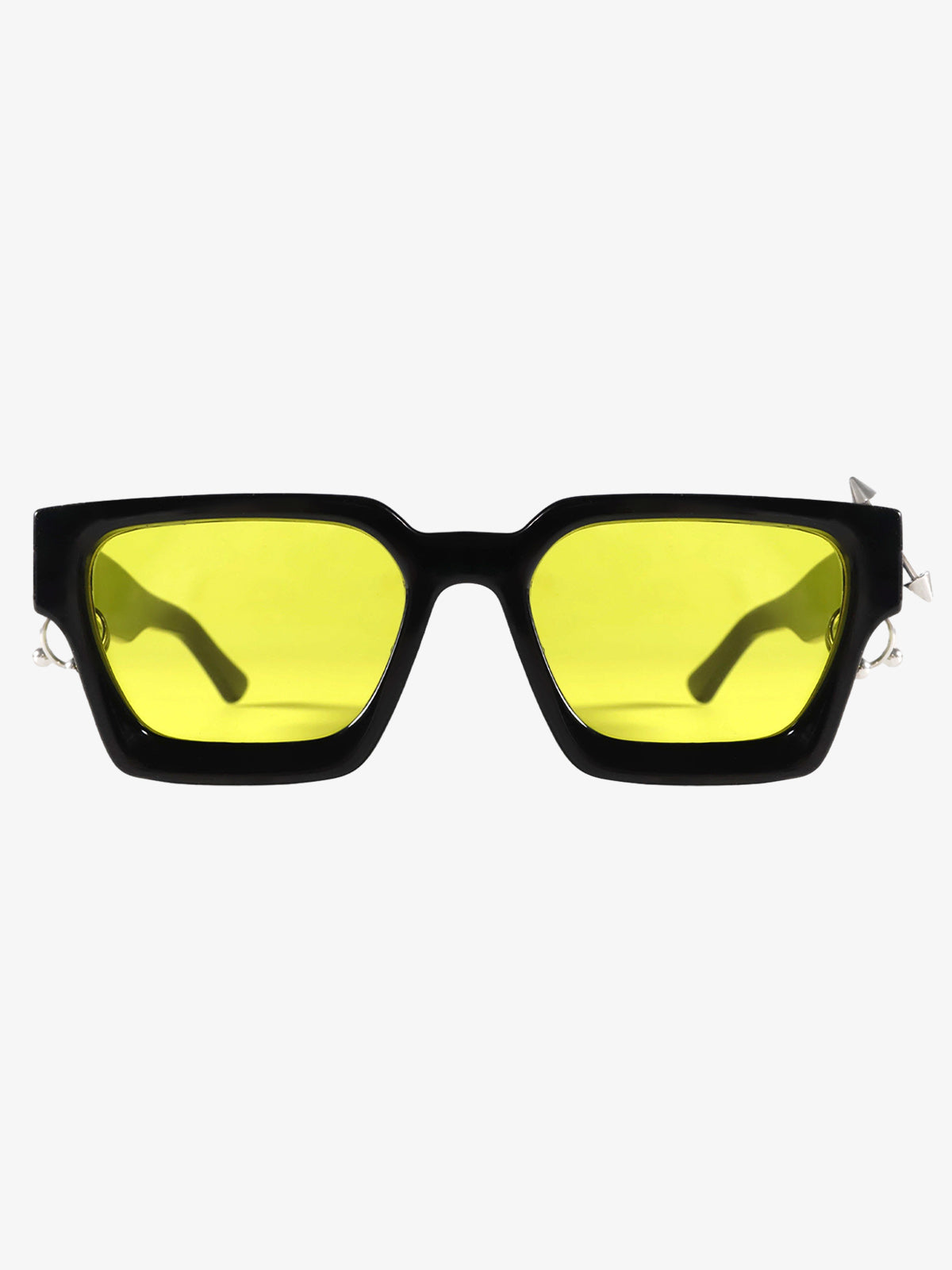 Minimalist Punk-Style Metal Sunglasses