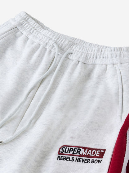 Side Stripe Track Aesthetic Wide Leg Sweatpants