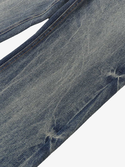 Stylish Silver Gradient Flare Jeans for Women - Perfect for Trendy Outfits 