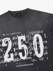 Newspaper Typo 250 Washed T-Shirt 