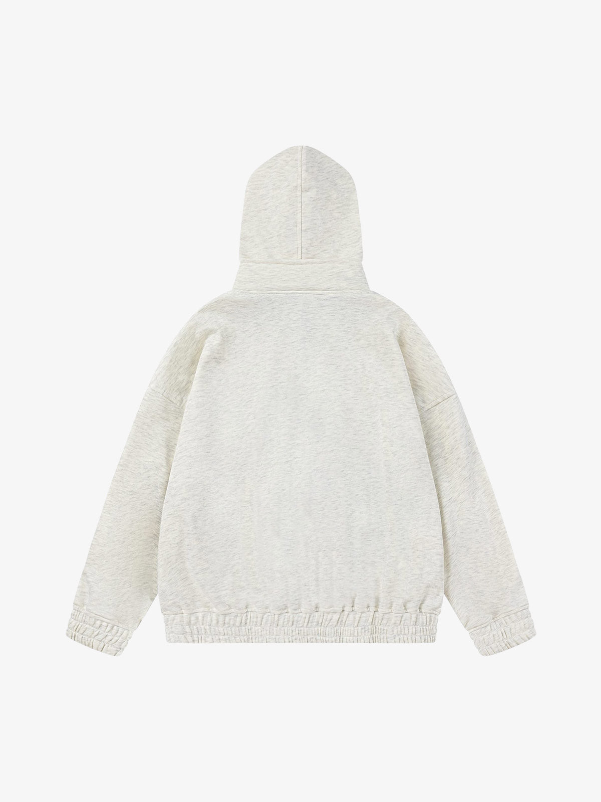 Retro Embroidered College Detachable Hoodie 