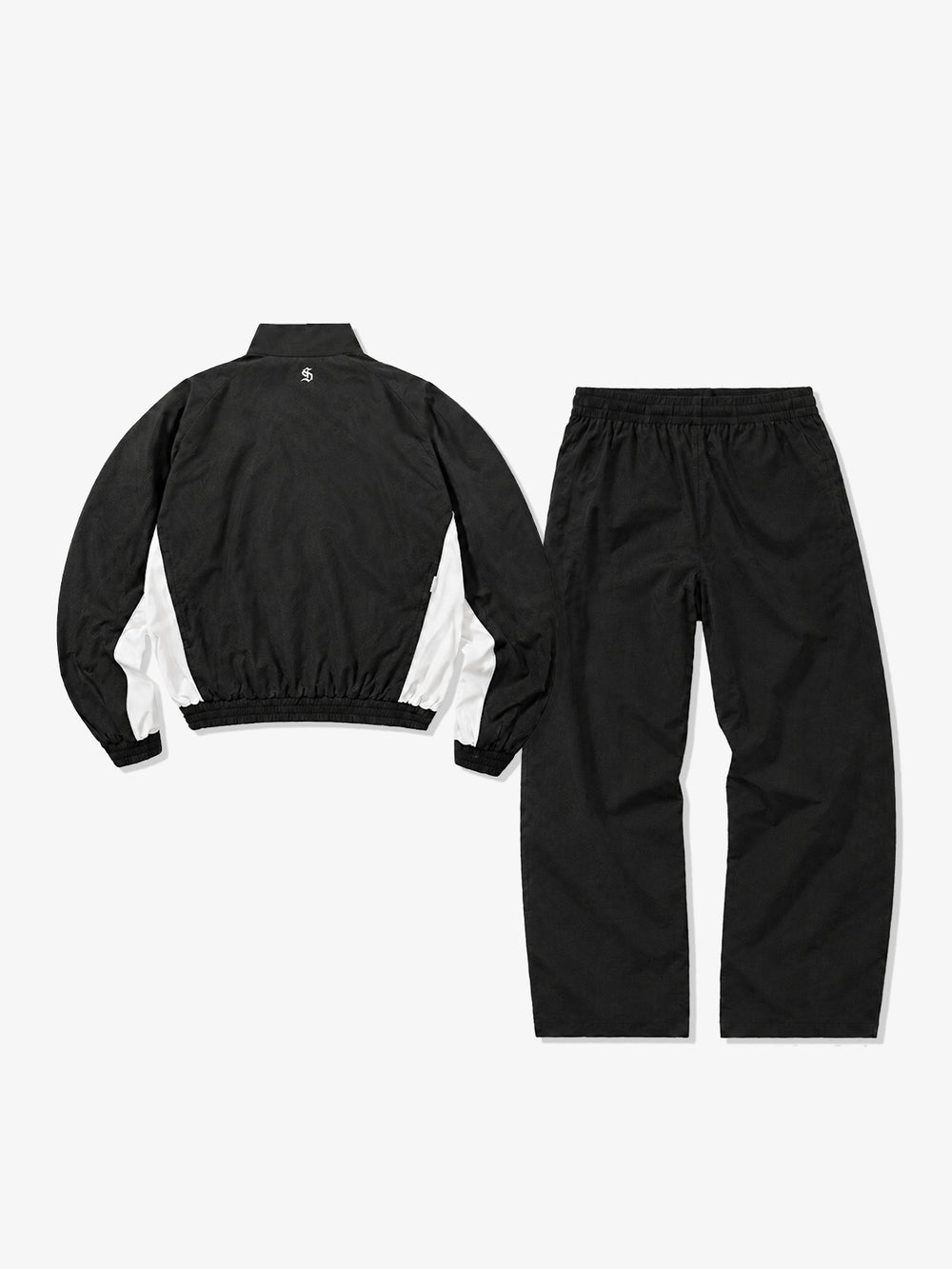 Digital Camo Patchwork Windbreaker & Pants Set