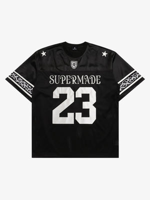 Leopard Patchwork Mesh Jersey Tee