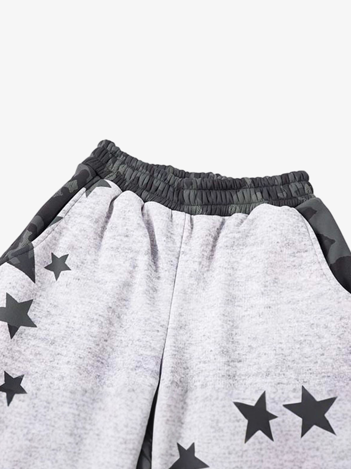 Camouflage Reversible Star Print Sweatpants 