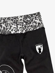 Leopard Patchwork Trousers