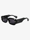 Gold Arrow Studded Square UV-Protection Sunglasses