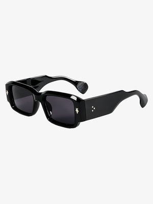 Gold Arrow Studded Square UV-Protection Sunglasses