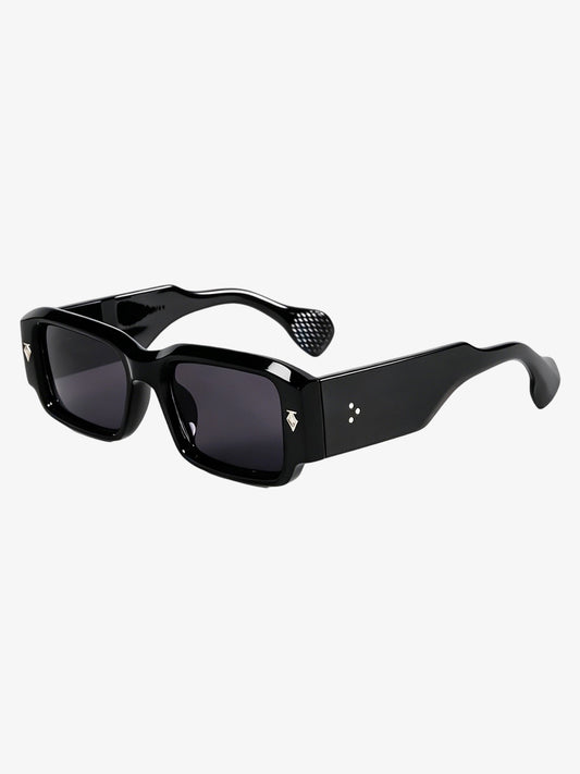 Gold Arrow Studded Square UV-Protection Sunglasses