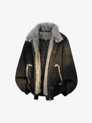 Faux-Fur Collar Padded Jacket