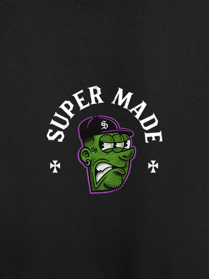 Stylish Graphic Hoodie with Unique Monster Design for Casual Wear 