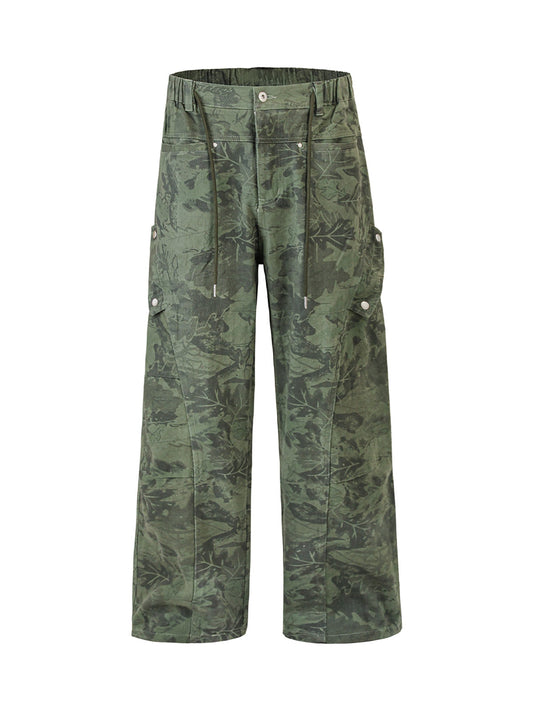 Camouflage Multi-Pocket Cargo Pants - 2355 