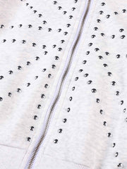 Studded Detail Cropped Set