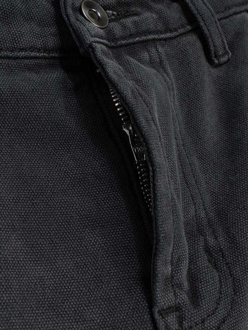 Distressed Cargo Shorts with Chain Detail