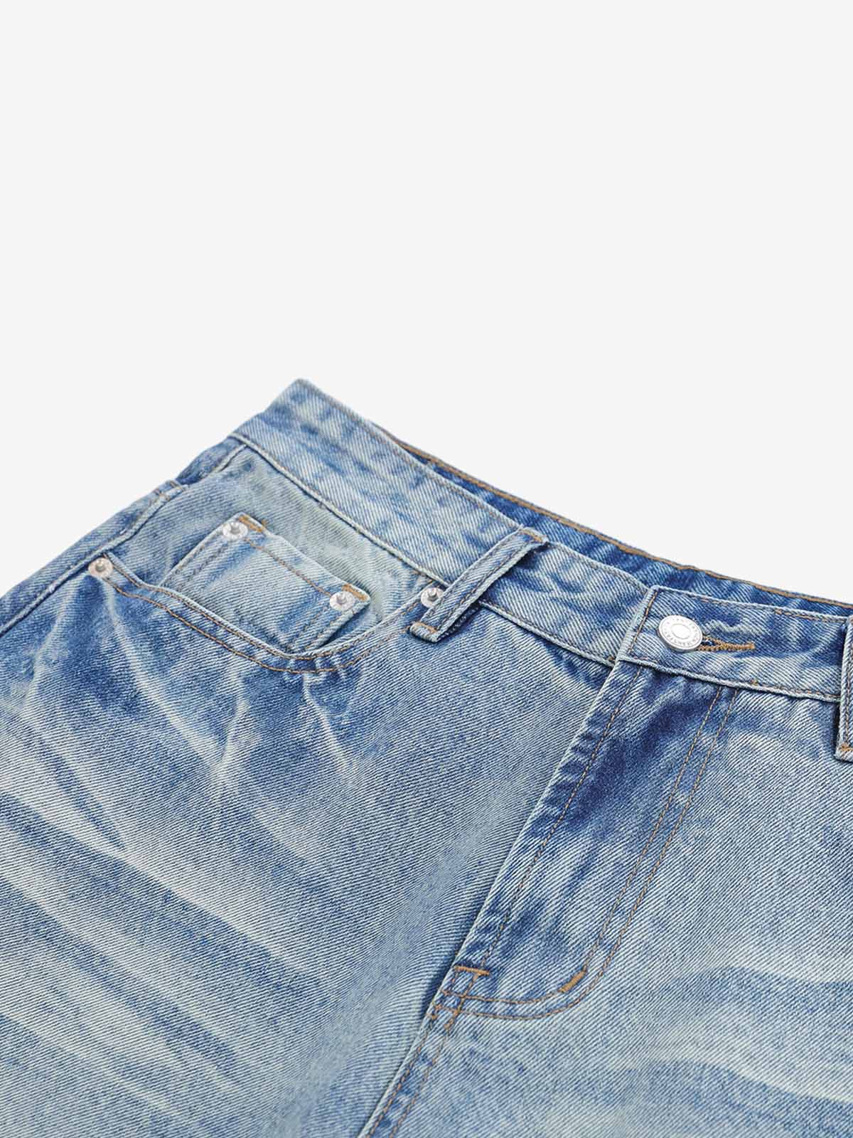 Vintage Whiskered Denim Jorts 