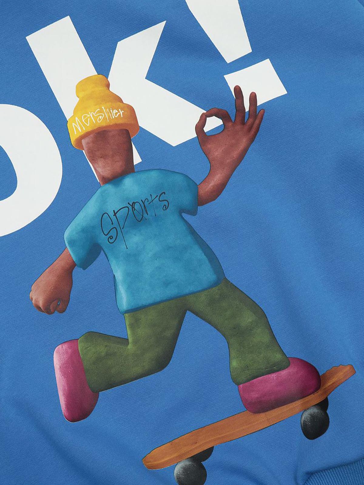 Thesupermade Skateboard Character Printed Hoodie - 2322