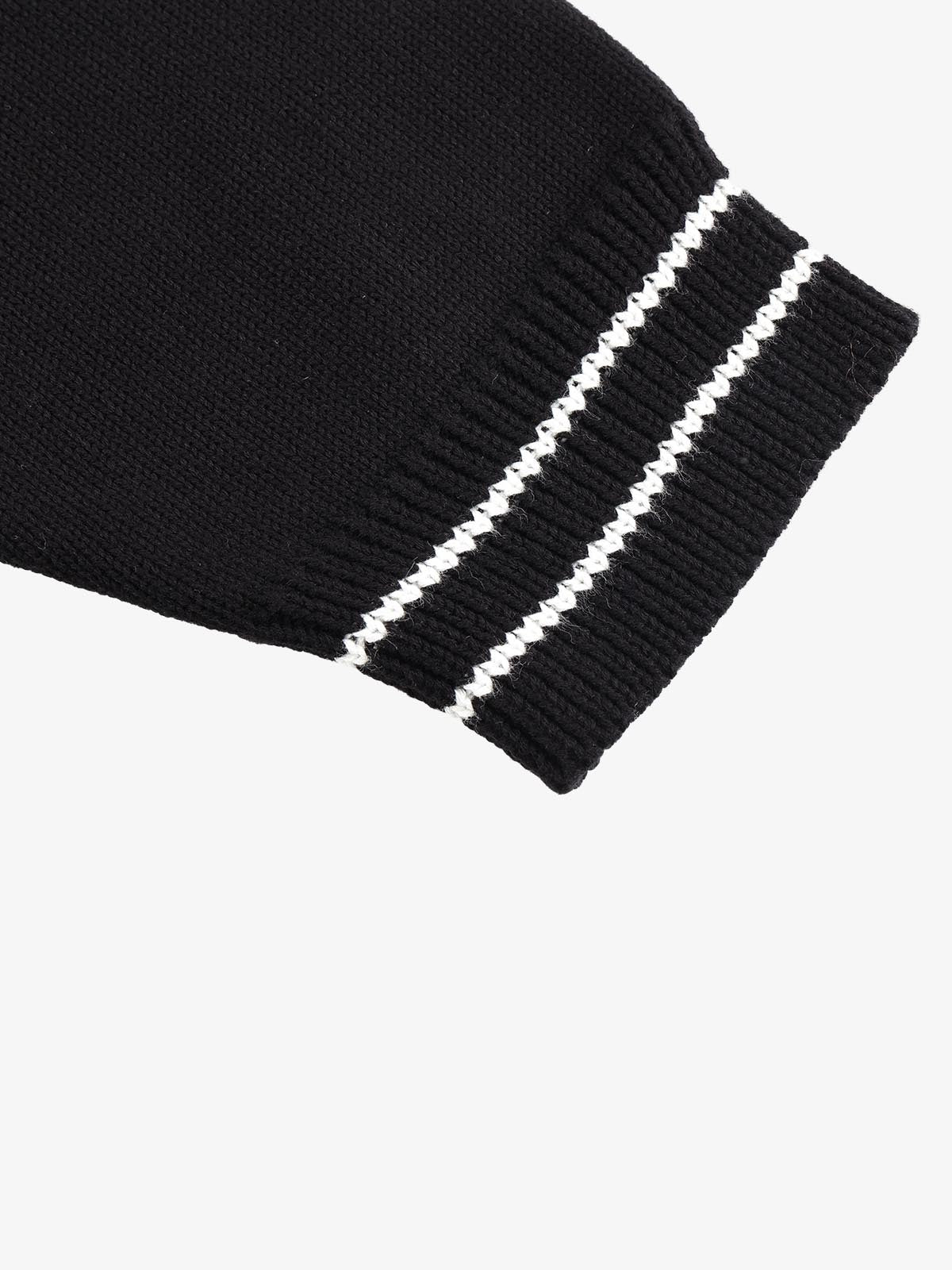 Sport Graphic Hooded Knit Sweater