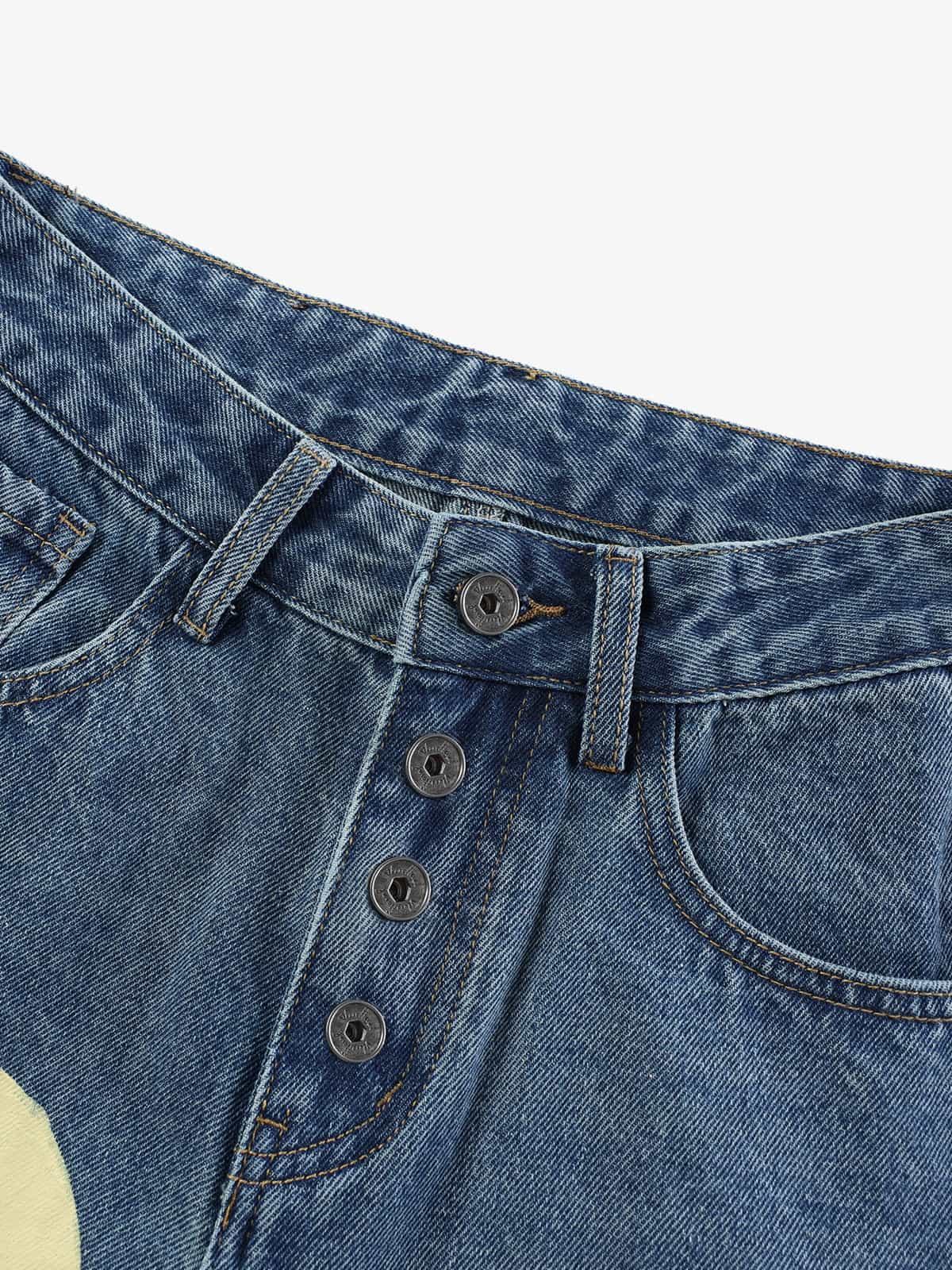 Star Racing Graphic Jeans