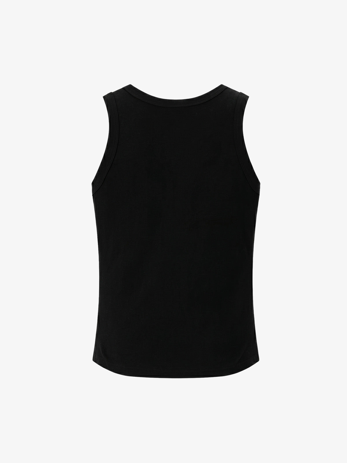 Floral Letter Print Sleeveless Vest