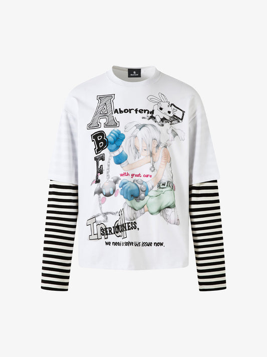 Skull Pattern Knit Sweater for Casual and Festive Wear 