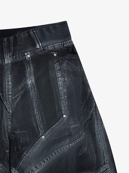 Double Waist Faux Layer Shorts
