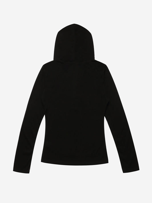 Star Graphic Hooded Long Sleeve Tee