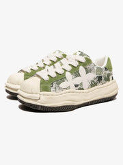 Deconstructed Melting Clover Sneakers