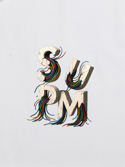 supm cable graphic T-shirt 
