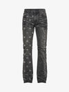 Crackle Star Pleated Jeans