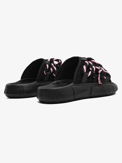 Stylish Rope Design Slip-On Sandals for Summer Comfort 