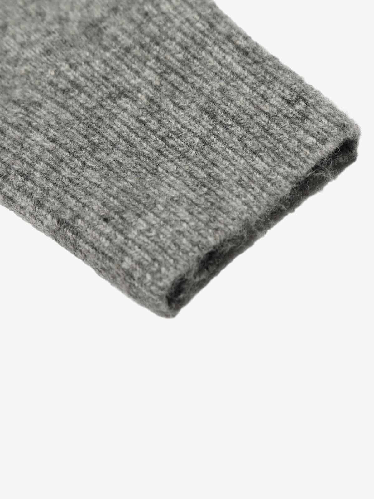 Retro High Neck Button-Down Knit Cardigan Sweater