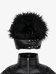 Detachable Fur Collar Puffer Jacket