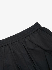 Relaxed Draped Wide Leg Pants 